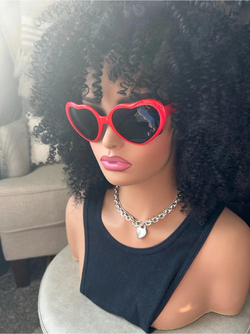 ✨NEW Red Heart Statement Sunglasses for Women